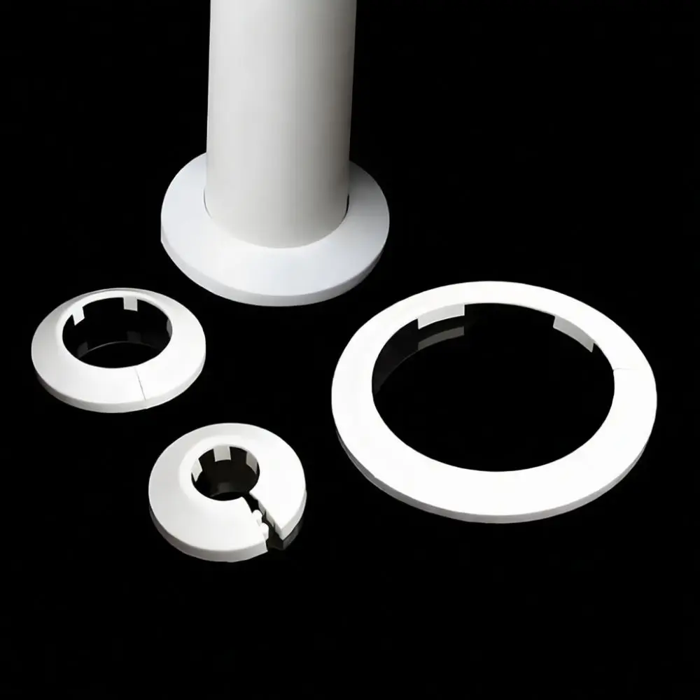 Pipe Hole Cover Wall Decorative Plate Split Ring Plumbing Accessory For Water Gas Pipe Repair Easy Snap On Installation Tool
