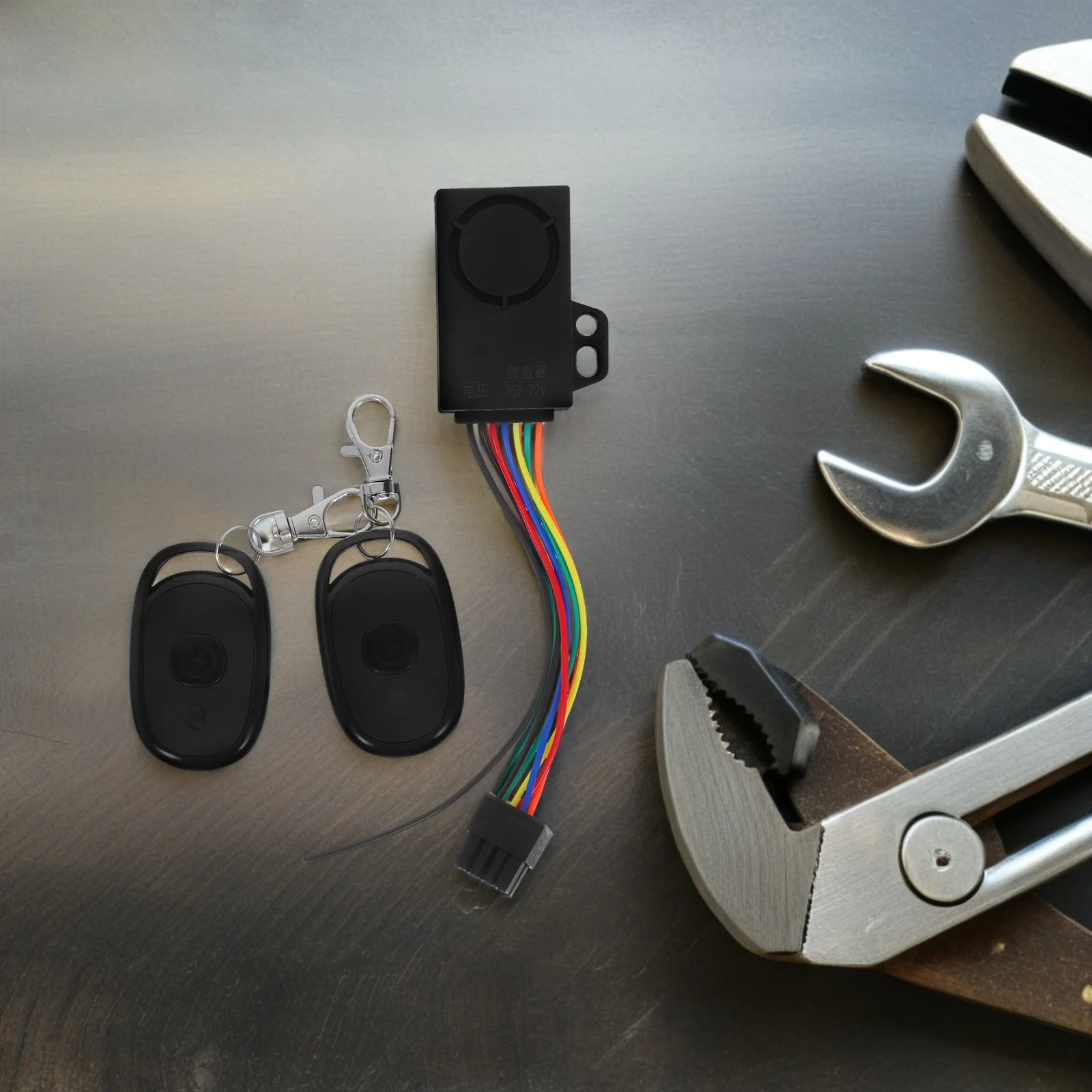 

1 Set Electric Scooter Alarm Lock High-Security Anti-Theft Lock With Remote Control Relay Switch For Ebike Scooter Security