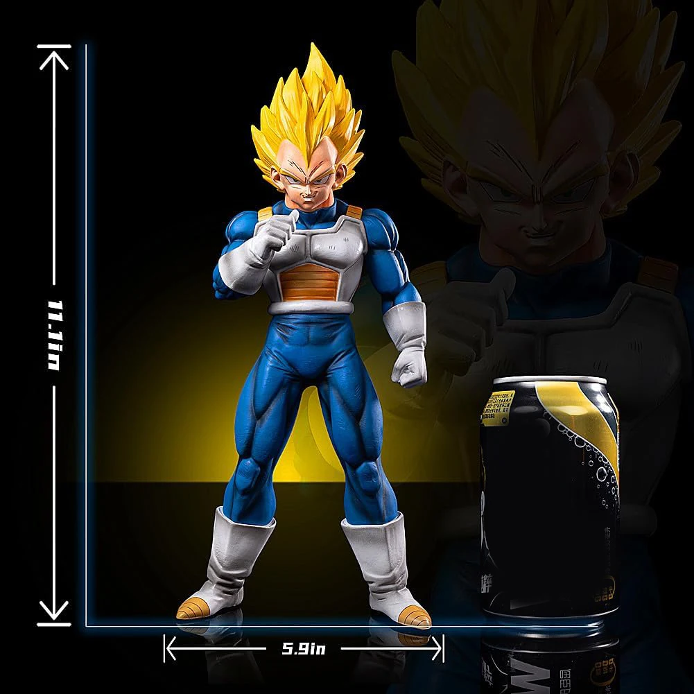 29cm Anime Dragon Ball Vegeta Figure Vegeta Figurine PVC Action Figures GK Statue Collection Model Toys for Children Gifts