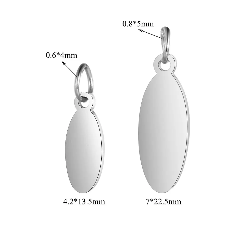 10pcs/Lot Stainless Steel Mirror Polish Heart Shaped Charms With Jump Ring For DIY Jewerly Making Accessories Wholesale