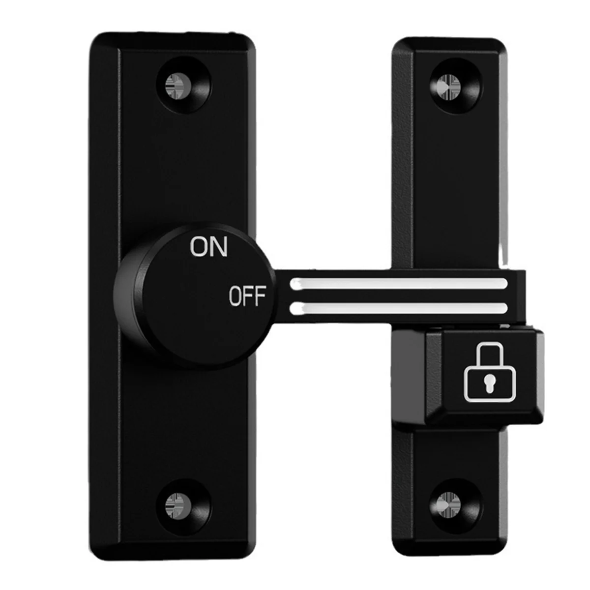 

Bolt Door Latch, Punch-Free Buckle, 180 Degree Left/Right Sliding, Suitable for Home Security Door, Barn Garage, Garden