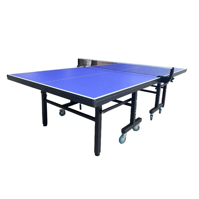 Mesa de tenis de mesa profesional plegable estándar de alta elasticidad para el hogar móvil interior y exterior