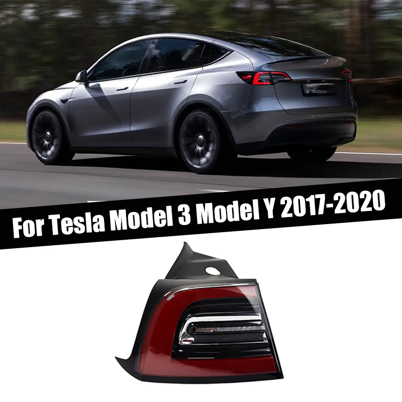 

Для Tesla Model 3 Model Y 2017-2020 задний фонарь указателя поворота стоп-сигнал противотуманный фонарь автомобильные аксессуары светодиодный задний фонарь