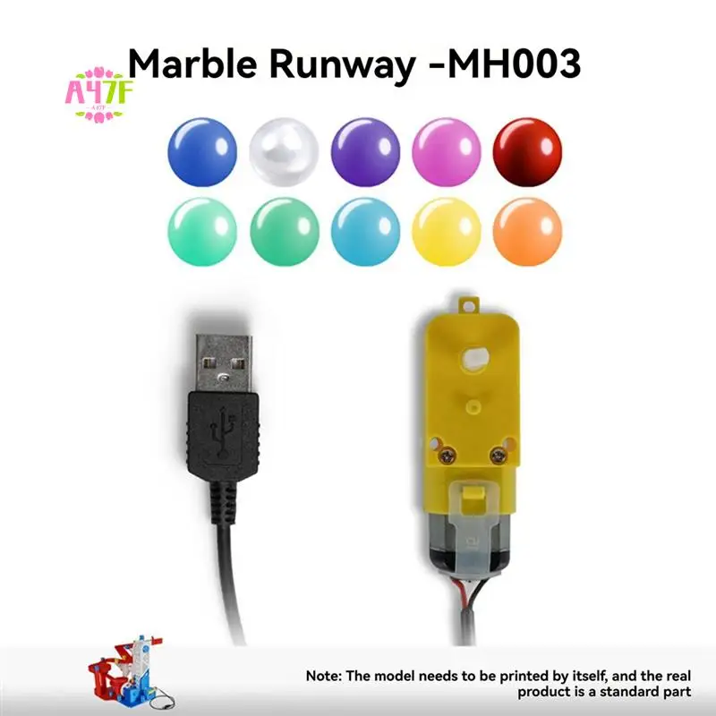 

A47F-для Bambu Lab Marble Run 003, модель игрушки «сделай сам», комплект компонентов Inball Runway, аксессуары для 3D-печати