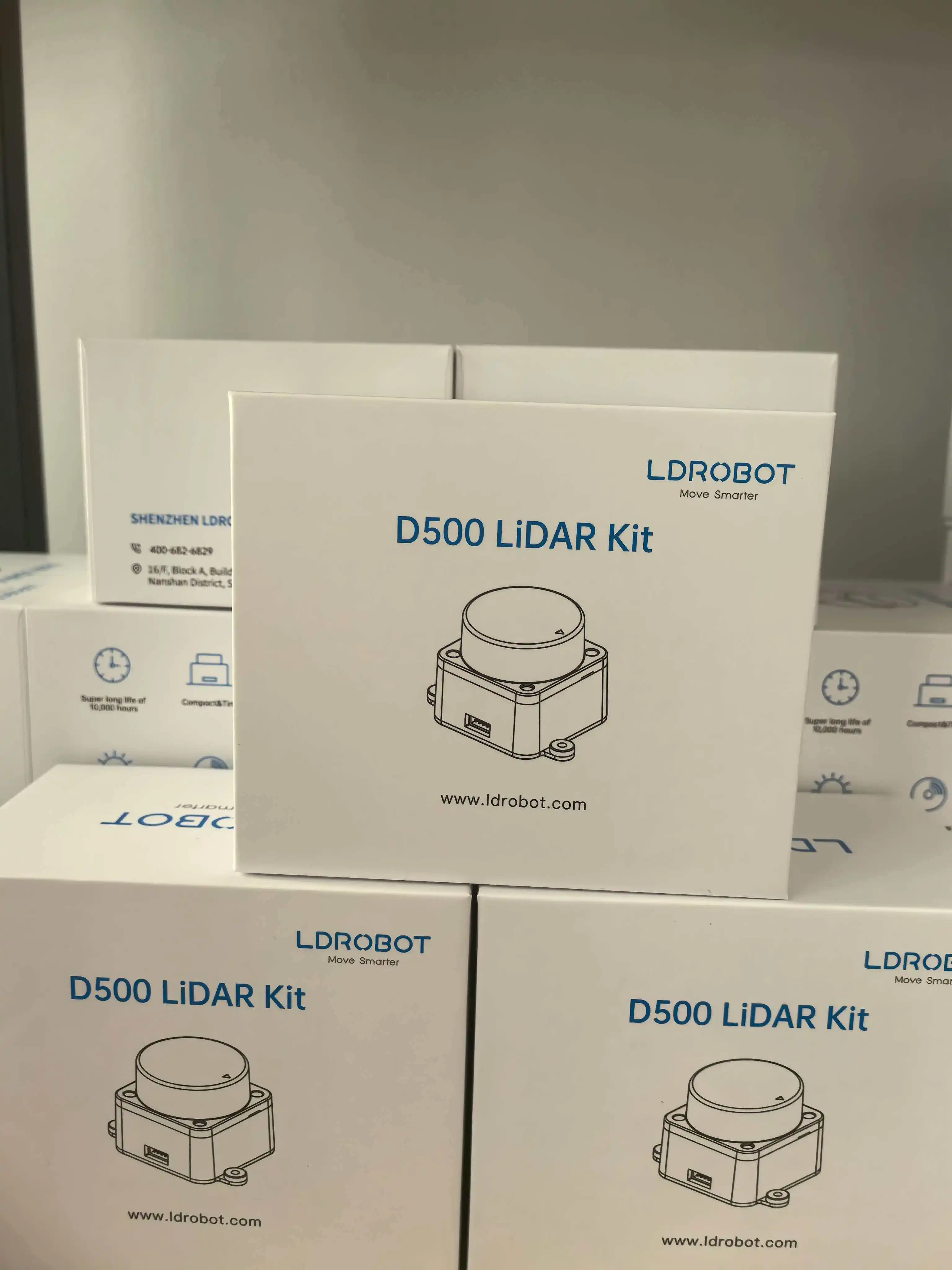 

DTOF outdoor robot SLAM Navigation Scanning Laser Radar Sensor support ROS1 ROS2 D300 Lidar Kit Upgrade LDROBOT D500 Lidar Kit