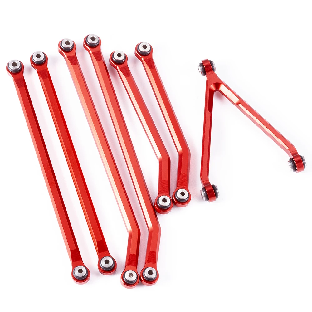 AXSPEED Metal High Clearance Chassis Links Set for Axial SCX24 AXI00005 1/24 RC Crawler Car  Model Parts