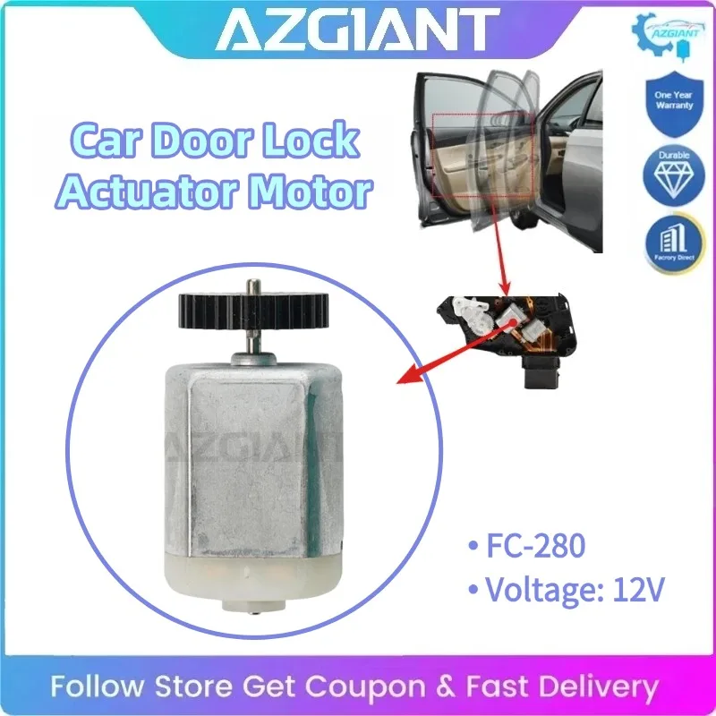 

AZGIANT FC-280 Car Side Door Lock DC Motor Locking Motor For 2006-2012 Porsche Cayman S\2005-2011 Porsche Boxster S Accessories