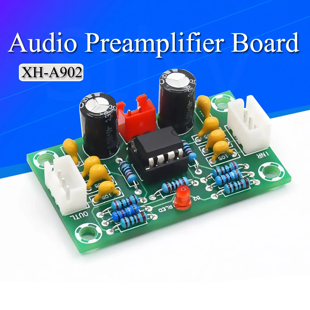 XH-A902 moduł przedwzmacniacz płyty operacyjnego Audio NE5532 wzmacniacz przedni Panel dźwięk cyfrowy tablicy szerokie napięcie