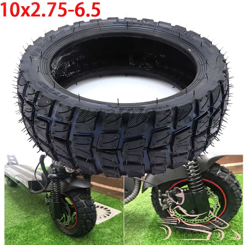 

10x2.75-6.5 Tubeless Tyre 10 Inch Thickened Vacuum Tire for Electric Scooter Accessories