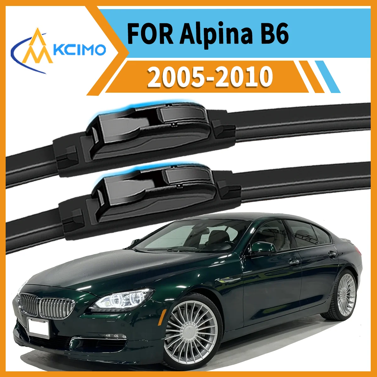 

Essential Upgrade 2PCS Windshield Wipers For Alpina B6 E63 2005-2010 All-Weather Performance Smudge-Free Clean Maximum Safety