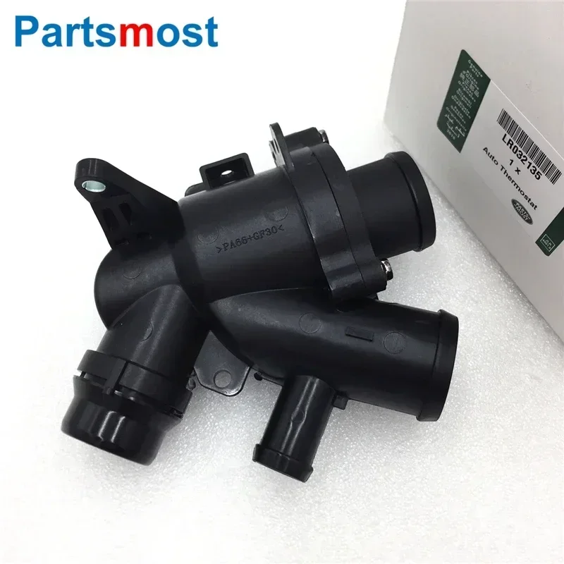 LR032135 LR035124 AJ812976 3.0 V6 5.0 V8 Petrol Coolant Thermostat Housing for LAND ROVER Discovery 4 Range Rover RR Sport Velar