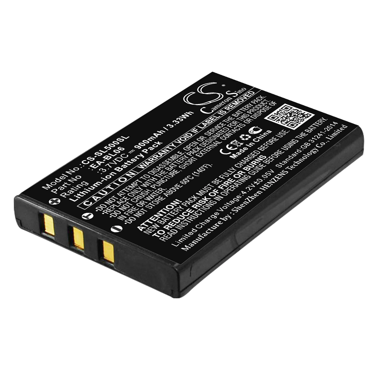 

Li-ion PDA, Pocket PC Battery for Sharp, 3.7V, 900mAh, Compatible Models: Zaurus C750, Zaurus C760
