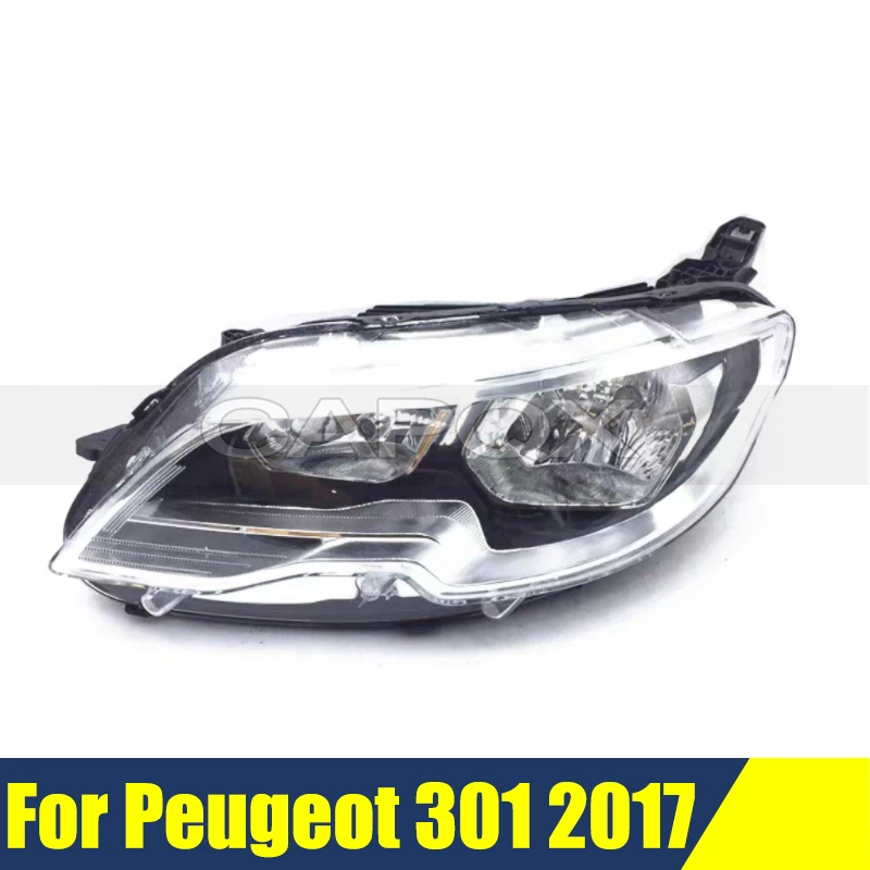

Headlight Head Light Lamp For Peugeot 301 2017 Front Bumper Headlight Headlamp