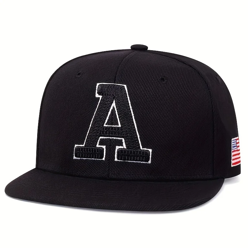 Unisex-Hip-Hop-Hüte mit Buchstaben-Stickerei, für Frühling und Herbst, für den Außenbereich, verstellbar, lässige Baseballkappen, Trucker-Kappen, Sonnenschutzhut – Detail 5
