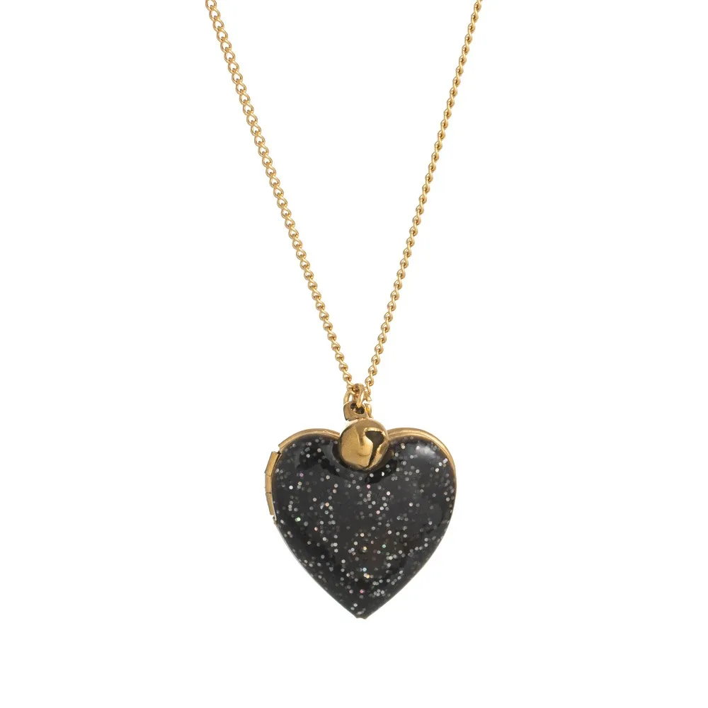 Fashion Zircon Photo Album Adjustable Opening And Closing Heart-shaped Gold-plated Pendant Necklaces Mother