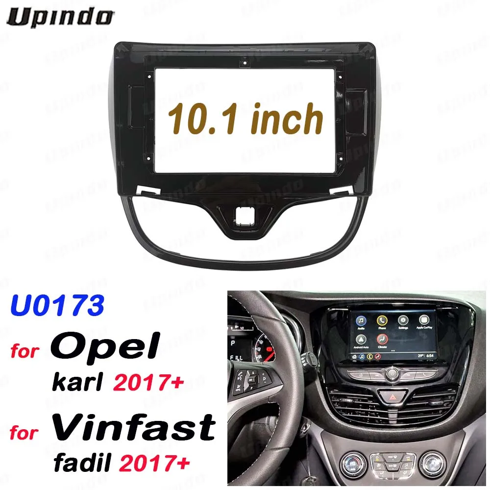 

For Vinfast Fadil Opel Karl 2017+ 2 Din 10.1 Inch Car Radio Plastic Fascia Panel Frame DVD GPS Mp5 Dash Mount Installation Kit