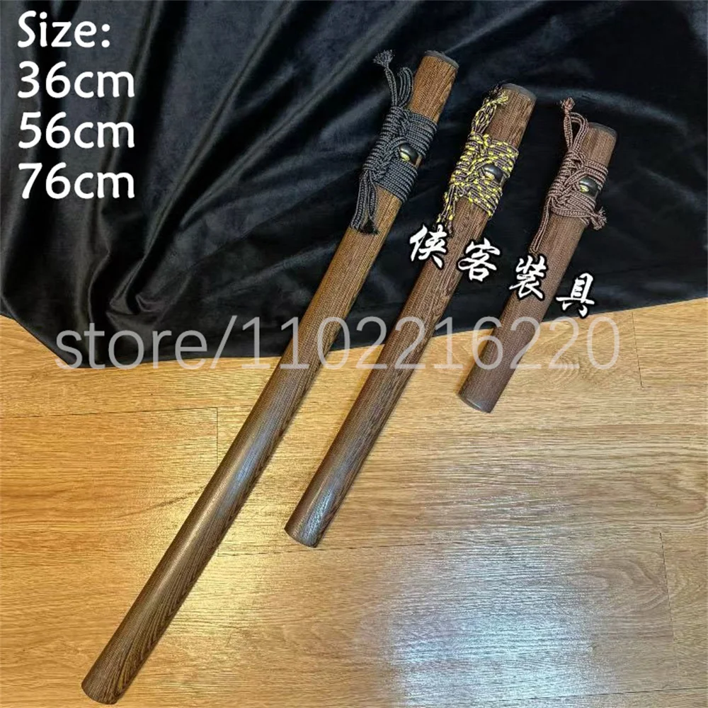 Good Quality Wooden Saya Scabbard Hardwood Sheath For Japanese Sword Wakizashi Tanto Samurai Katana Brand New