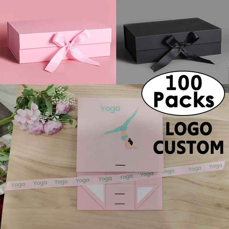 

Custom Your Logo Gifts Box Weddding Birthday Party Box Packages High Quality Wig Package Box Small Business Box Wholesale 100Pcs