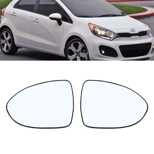 Espejo lateral lente de cristal para Kia Rio 2012 2013 2014 2015 2016 espejo retrovisor Exterior 87611-1W000 87621-1W000