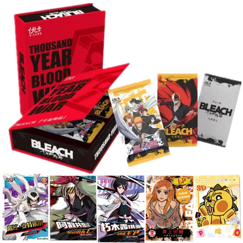 Anime Bleichmittel Charakter szr lsp ssp seltene Sammlung karten tcg cartas Spiele Booster Box Spielzeug Hobbys für Kinder Kinder Geburtstags geschenk