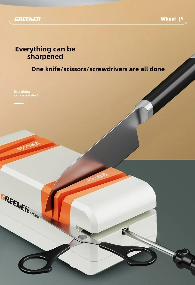 220V Mini Automatic Electric Knife Sharpener For Home Use A
