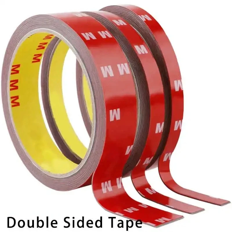 Car Interior Strong Permanent Double Sided Tape Adhesive Tape Car Indoor Decor Waterproof High Temperature Auto Accessory Stick