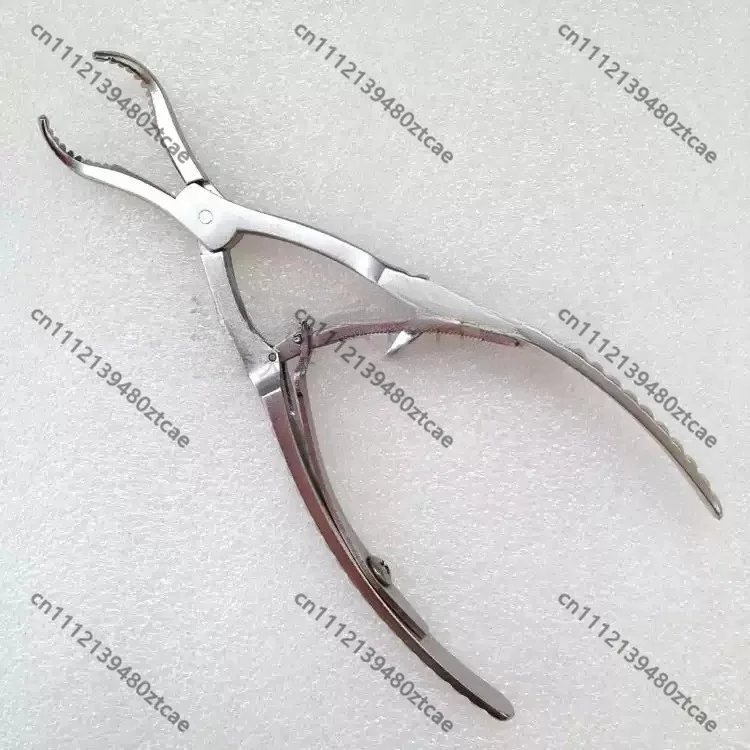 Orthopedic Curved Reduction Forceps Lockable Bone Holding Pliers Upper Limb Surgical Bone Fixation Auxiliary Medical Instrument