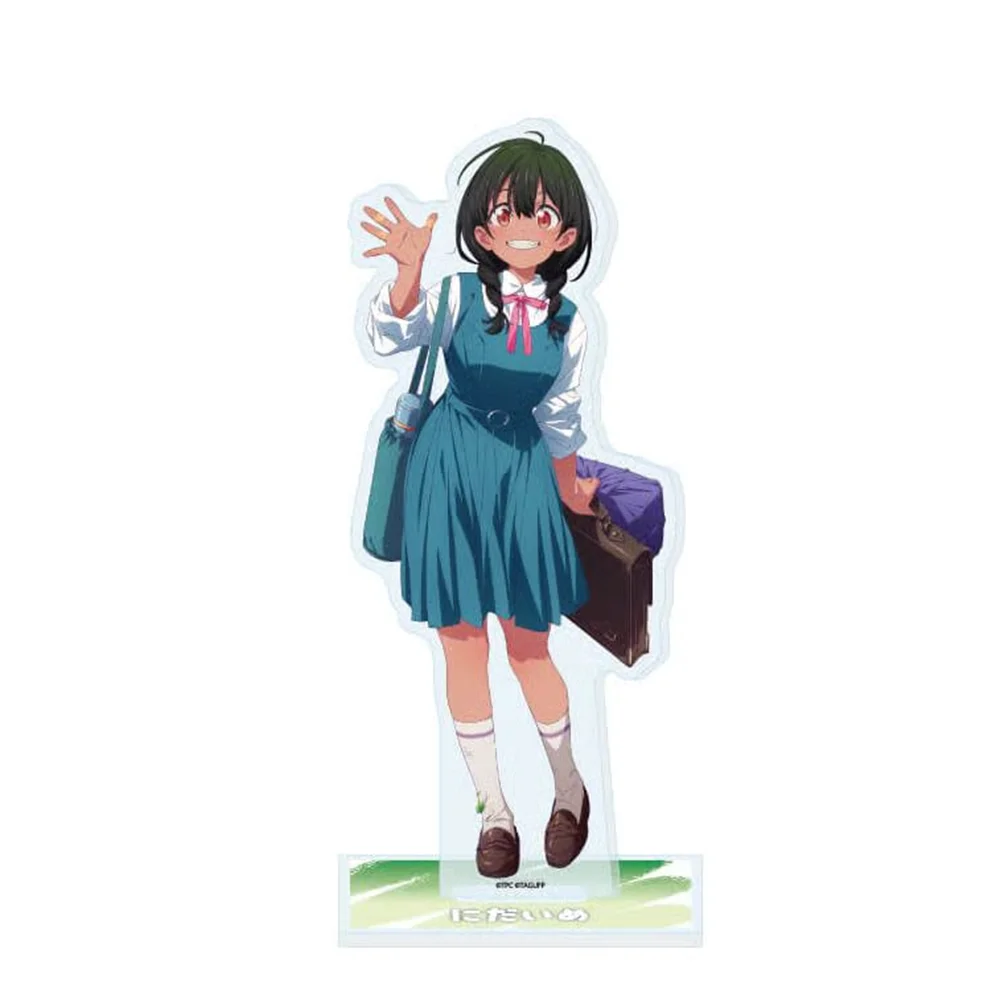 Gridman Universe Rikka Takarada Akane Shinjou 15CM Cute Anime Acrylic Stand Keychain Character Model Desk Decor Collect Gifts