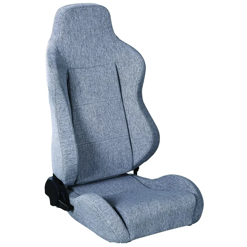 High Quality Adjustable Racing Bucket Car Seats Durable PU Leather & PVC Material Black Sport Seats for