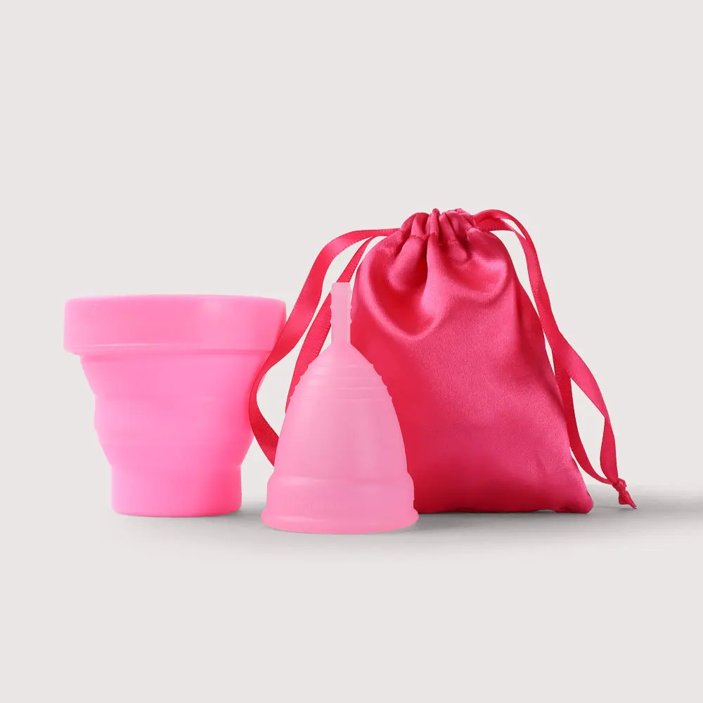 New Medical Grade Silicone Menstrual Cup Sterilizer Feminine Hygiene Menstrual Cup Sterilizing Menstrual Period Cup for Women