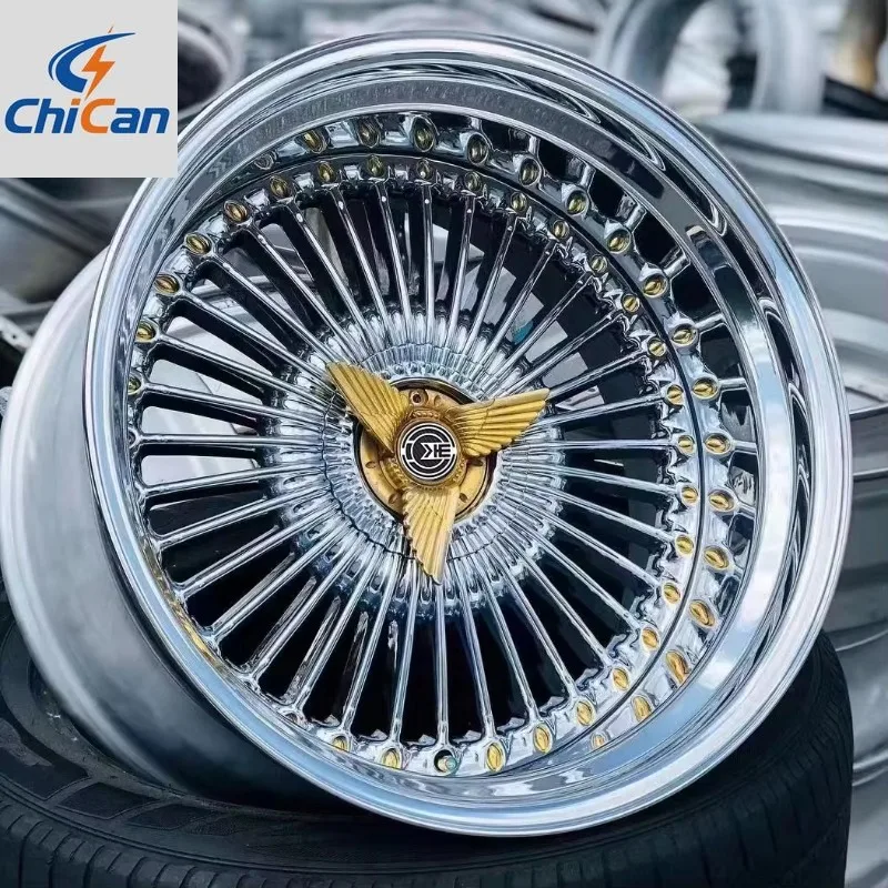 

[2026]Chican Custom Forged 2 Piece T6061 Rims Mesh Alloy Wheels 18-24 Inch 5X112 5X108 5X114.3 5X120 Aftermarket for Lexus Model