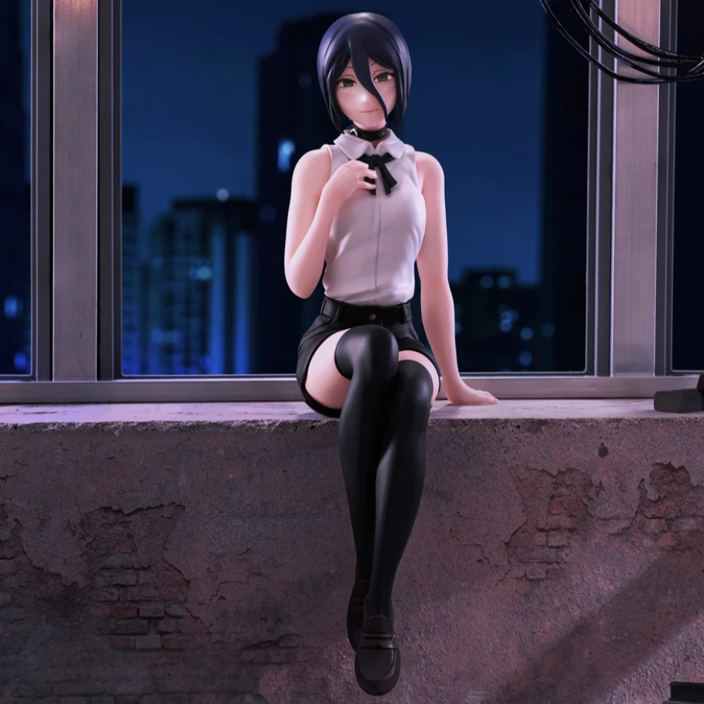Figura de Anime de motosierra, figura de Reze, figura de tallarín, figura de Anime, juguete de colección, figura de acción de PVC, decoraciones de escritorio