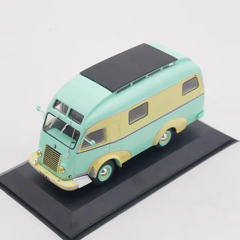 Schaal 1:43 IXO Goelette Digue 1951 Camper Van Legering Model Auto Diecast Eindproduct Simulatie Speelgoed Collectie Statisch Model