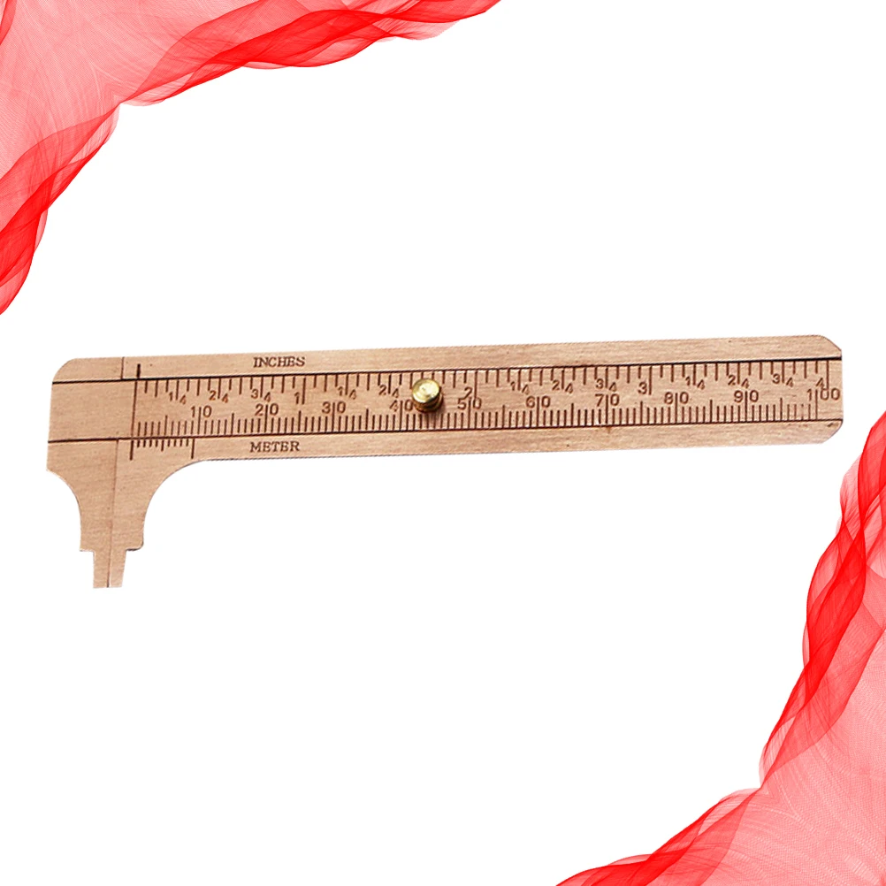 

0-100mm Dual Gage Vernier Caliper Copper Vernier Gauge Caliper Scale Mini Brass Sliding Pocket Caliper