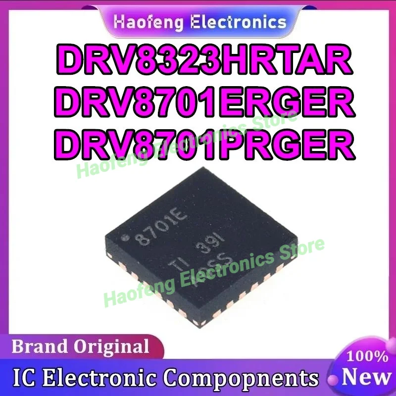 

5PCS DRV8323HRTAR DRV8701ERGER DRV8701ERGER QFN24 DRV8323H QFN IC chipset New in stock