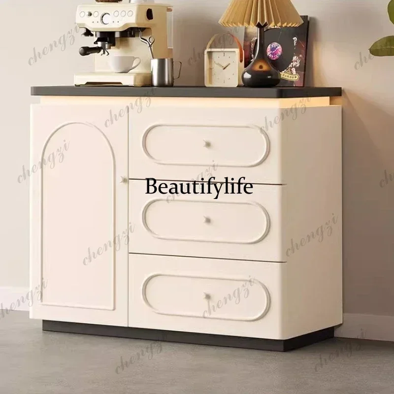 M138  drawer type storage display cabinet Modern simple solid wood board Storage locker Dresser living room cabinets home furnit