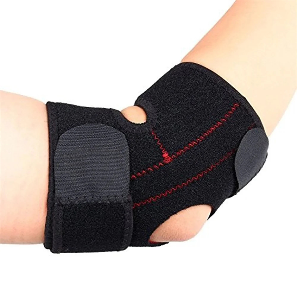 Adjustable Elbow Guard Wrist Strap Breathable Neoprene Tennis Golfer Elbow Guard Wrist Strap Arm Support Strap