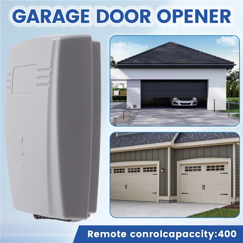JABS-Tuya WIFI Garage Door Opener Controller Switch 2Ch 433Mhz Universal Fixed Rolling Code For Multi Brand Use