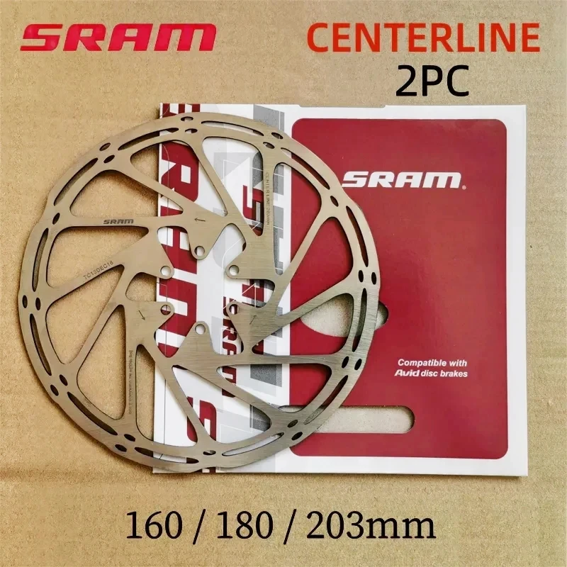 2 قطعة SRAM دراجة الفرامل الدوارات الفضة قوس قزح الذهب 160 180 203 مللي متر مركز الدوار دراجة نارية الصحن الهيدروليكي الفولاذ الدوار