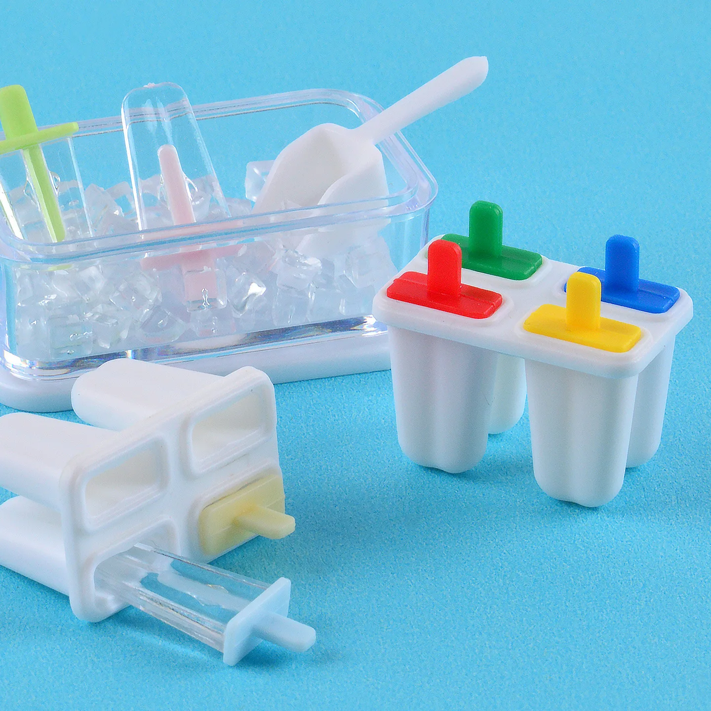 

1 Set Mini Ice Stick Ornament Cute Miniature Dollhouse Food Simulation Ice Cream Popsicle Model For Doll DIY Accessories