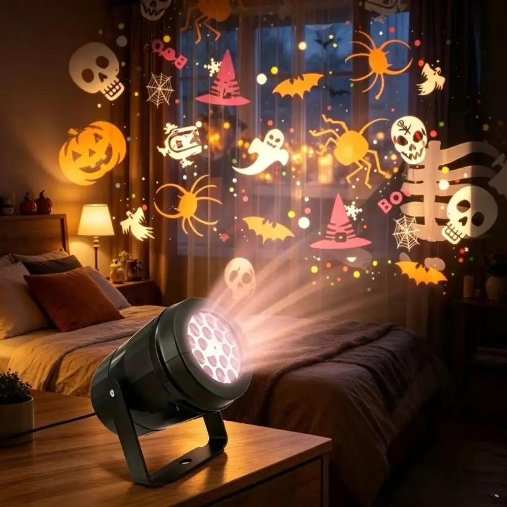 16-tipos-de-padroes-lampada-de-projecao-de-halloween-com-padroes-divertidos-para-decoracao-de-ambiente-lampada-de-projecao-de-fantasmas-a-prova-d'Agua