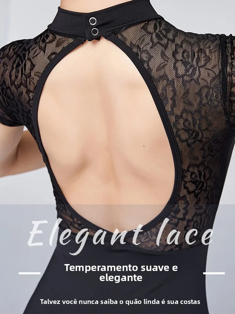 orme-de-danca-f-de-renda-preta-para-ginastica-ballet-e-treino-manga-curta-para-pratica-treinamento-basico-e-ex