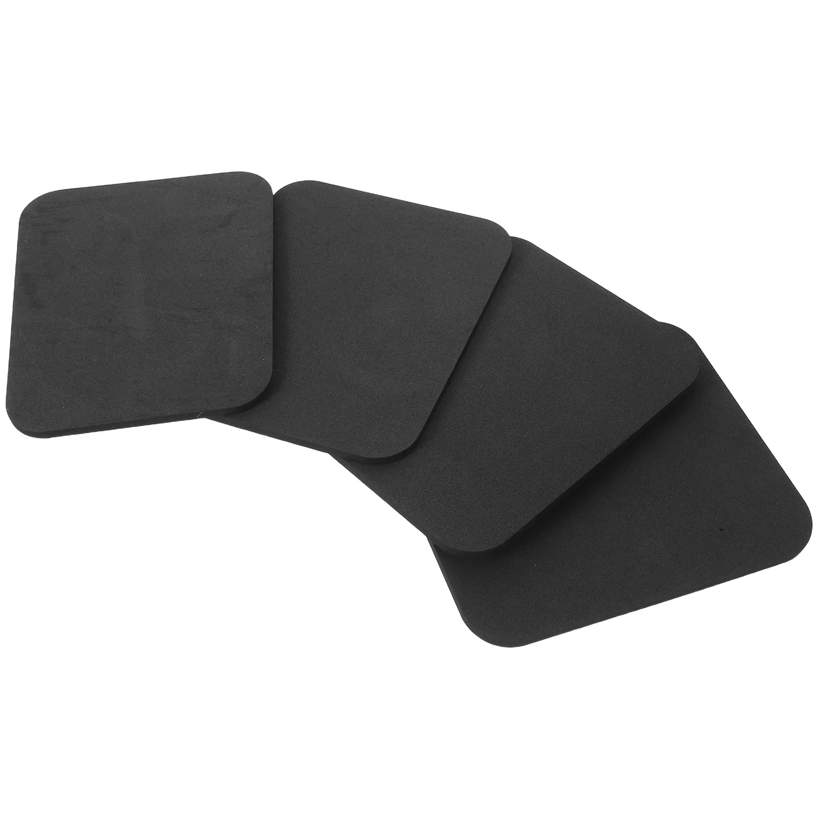 4Pcs Ski Shin Guards Snowboard Pads Cuttable Anticollision Ski Boot Inserts Black 5.89x4.72x0.20 Padded Protector for Skiing