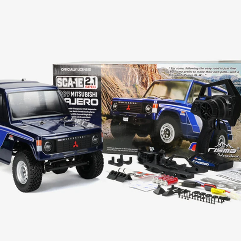 

Carisma 1/10 Remote-Controlled Climbing Car Four-Wheel Drive Off-Road Classic Simulation Pajero Rc Model Car Friend Gift