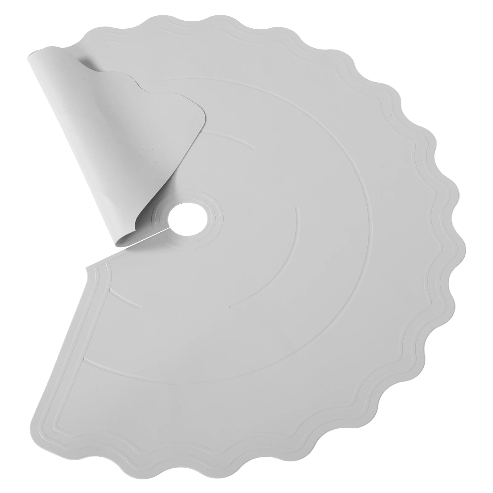 

Cabinet Anti slip Mat Silica Gel Kitchen Shelf Liner Corner Protection Lazy Susan Mat Drawer Liners Refrigerator Shelf