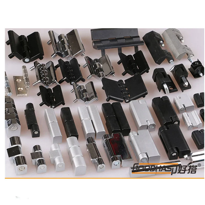 Zinc alloy Industrial cabinet hinge bisagras Thickening electric power box metal case door clamp hinge with screw fixed Hardware