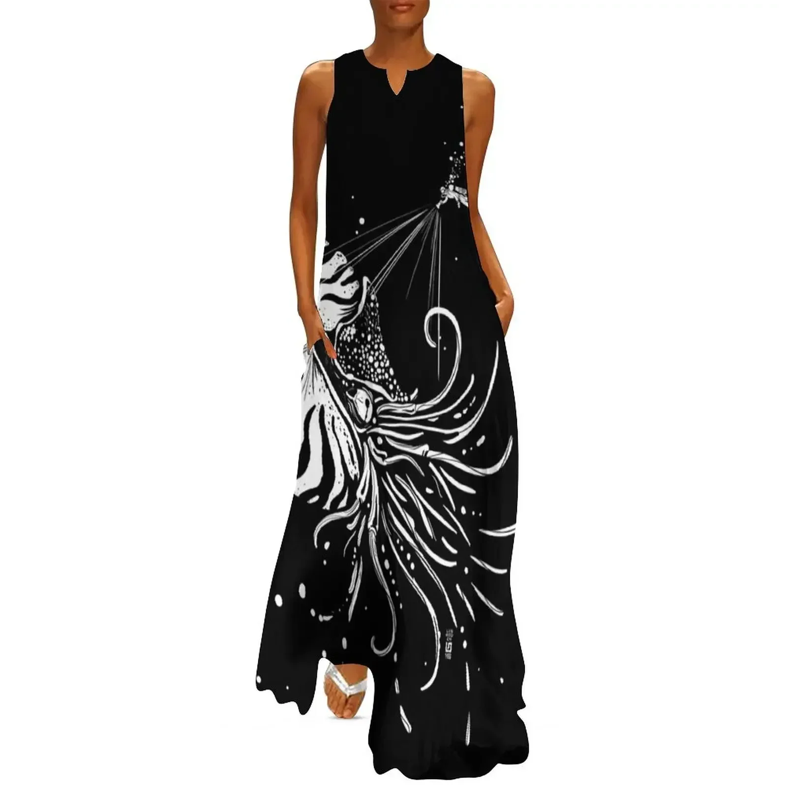 

Nautilus Dominus Long Dress evening dresses ladies loose summer dress Women long dress Summer dresses for women