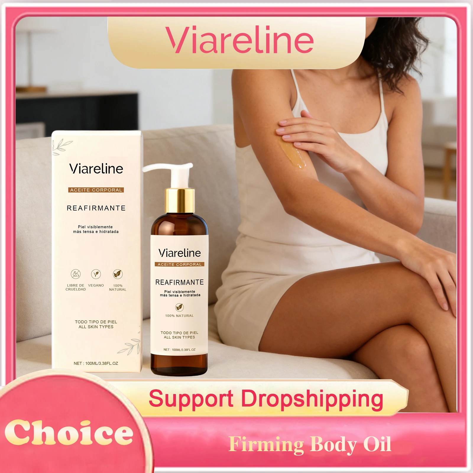 Firming Body Oil Moisturizing Dry Skin Lifting Enhance Elasticity Glowing Smoothing Tightening Soothing Luxury Body Massage Oil