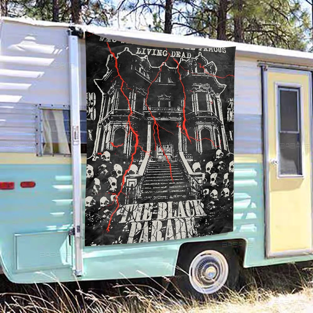 My Chemical Romance Family Gatherings Outdoor Atmosphere Flags Camping Decorations Banners