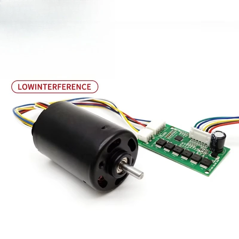 

775 Brushless DC Motor 12V Dual Ball Bearing Built-in Driver 485 Communication Available BLDC Motor
